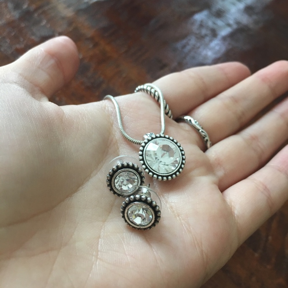 Brighton ‘Twinkle’ Necklace and Earring Set NWOT